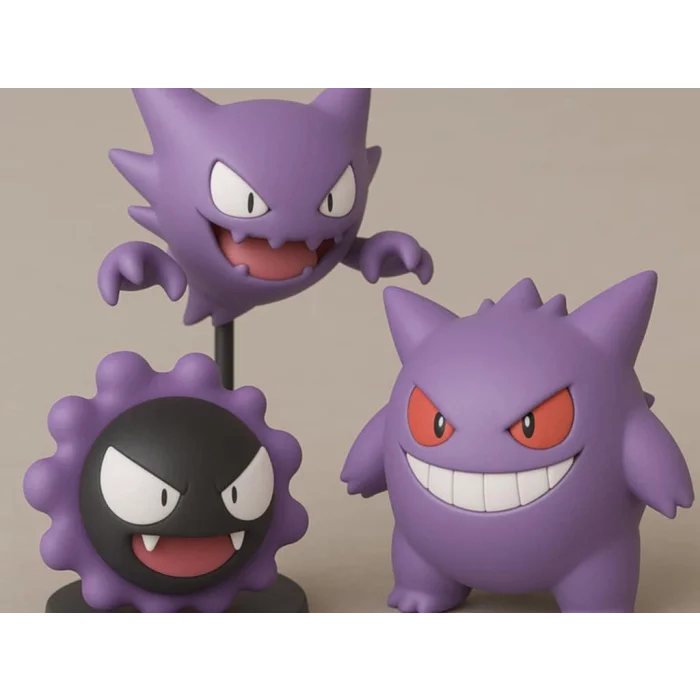 3D Tasarım Gastly, haunter, gengar 15 cm beyaz renktedir boyama size aittir
