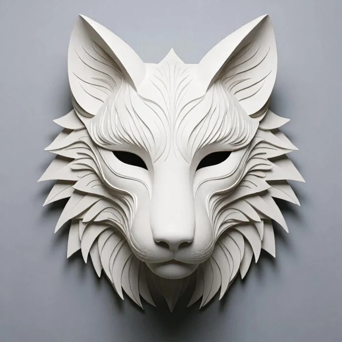 3D Tasarım Kişiye Özel Tasarım MASK Ham beyaz renkte gönderilir boya size aittir