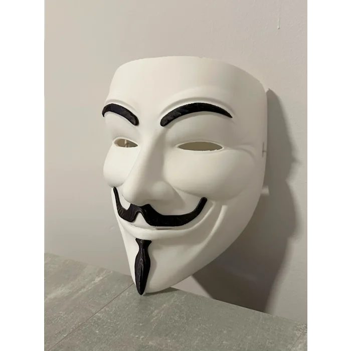 3D Tasarım Kişiye Özel Tasarım MASK Ham beyaz renkte gönderilir boya size aittir