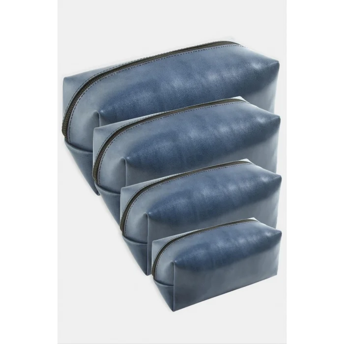 4 Adet El Tutmalı Makyaj Çantası