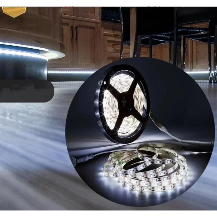 5 METRE CATA CT 4487 Dış Mekan 12V 10 Çipli Şerit Led 6400K Beyaz Işık