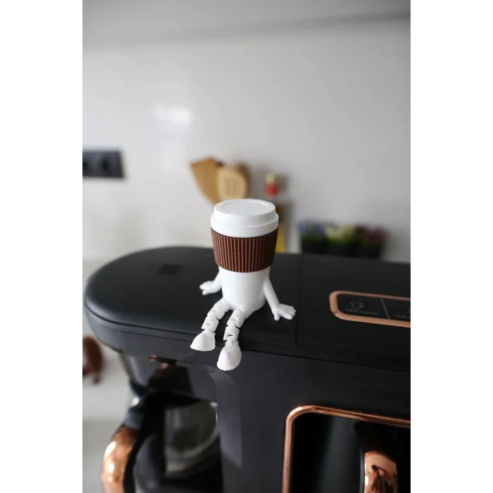 6lı Ayaklı Kahve Seti - Moka Pot - Kahve Tanesi - Çaydanlık - Cezve - Kahve Bardağı - Bardak