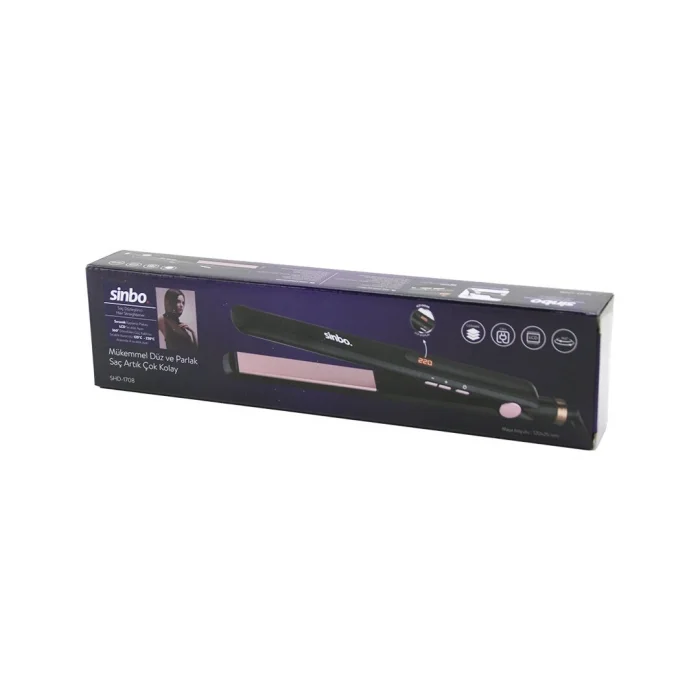 BUĞZ 120x25mm Dijital Saç Düzleştirici Makine Seramik Kaplama 120-220℃ 360° Kablo=1.8mt Shd-1708 Bx40
