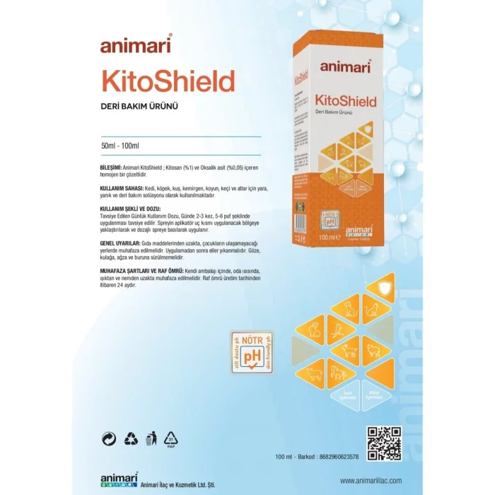 ANİMARİ KİTOSHİELD DERİ BAKIM KREMİ 100 ML