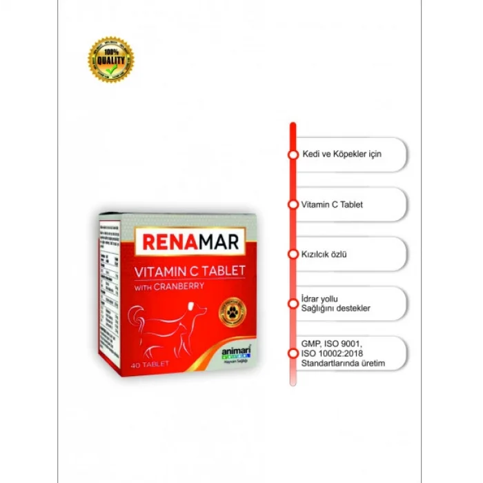 ANİMARİ RENAMAR BÖBREK DESTEKLİ TABLET 40 ADET