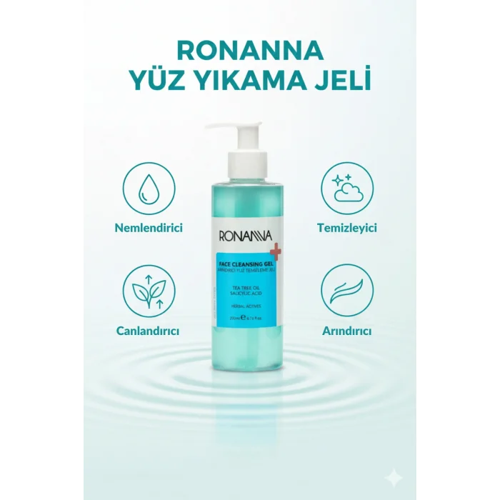 Arındırıcı Yüz Temizleme Jeli - Çay Ağacı Yağı Ve Salisilik Asit Ile Derinlemesine Temizlik - 200ml