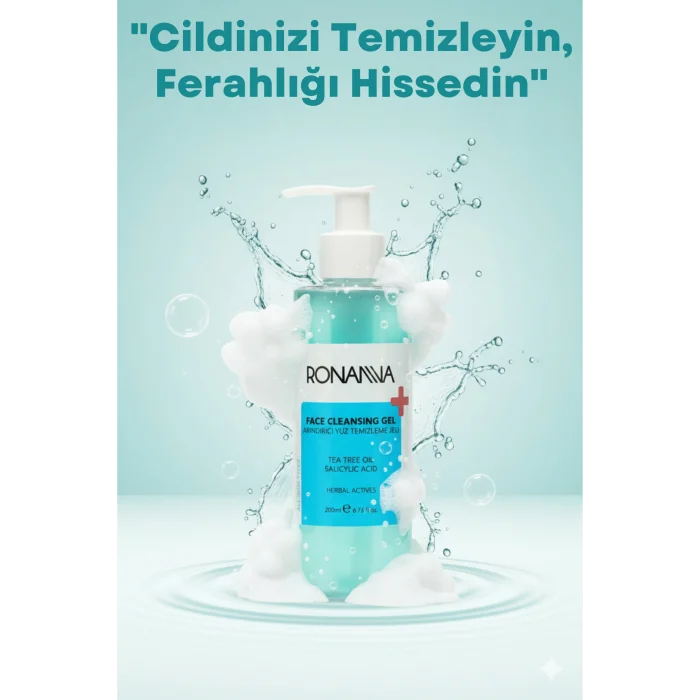 Arındırıcı Yüz Temizleme Jeli - Çay Ağacı Yağı Ve Salisilik Asit Ile Derinlemesine Temizlik - 200ml