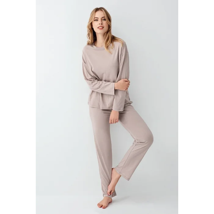 Arnetta 3407-S Kadın Uzun Kol Pijama Takım