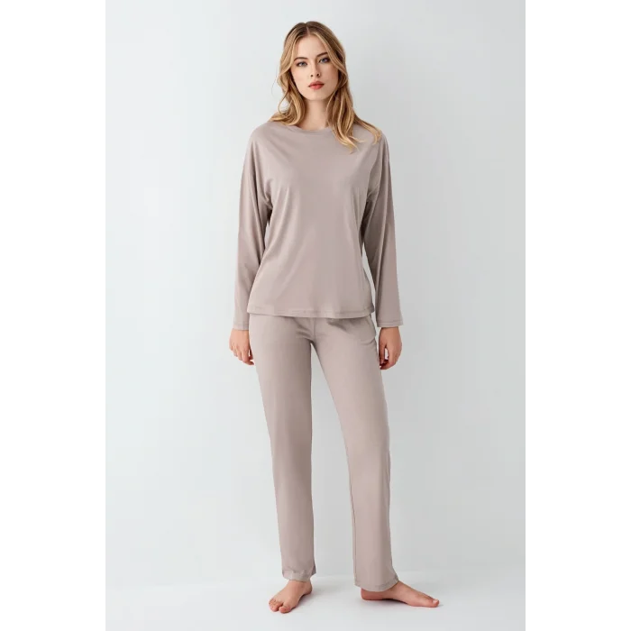 Arnetta 3407-S Kadın Uzun Kol Pijama Takım