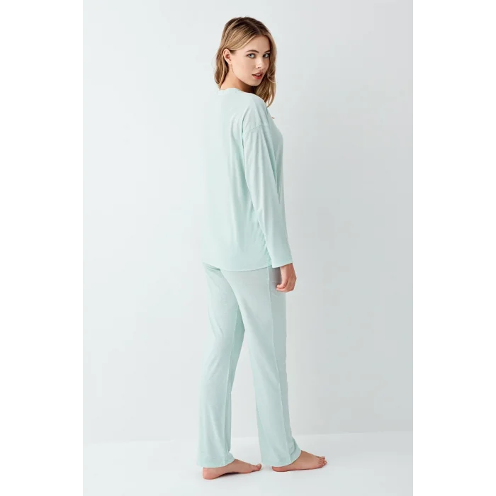 Arnetta 3407-S Kadın Uzun Kol Pijama Takım