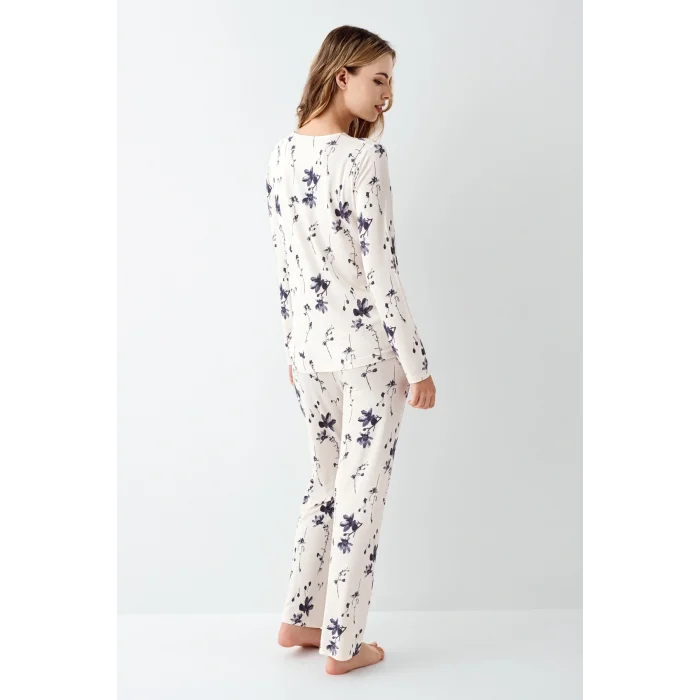 Arnetta 3410-S Kadın Uzun Kol Pijama Takım