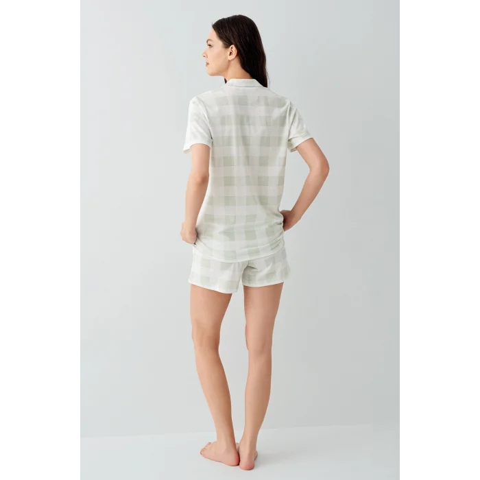 Arnetta 3578-S Kadın Gömlek Pijama Şort Takım