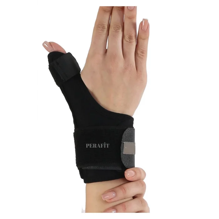 Baş Parmak Ve Bilek Destekli El Bilekliği Metal Atel De Quarvein Termojelli