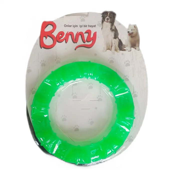 Benny Köpek Oyuncağı Yuvarlak Şekilli 11,5 cm Yeşil