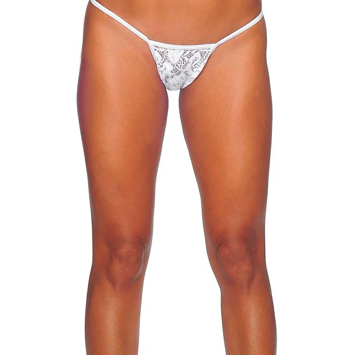 Beyaz Dantelli Tanga TM1165