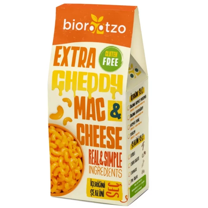 BUĞZ Biorootzo Extra Cheddy Mac & Cheese Gutensiz