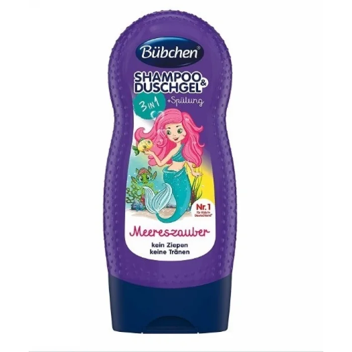 Bübchen Çocuk Şampuan&Duş Jeli 3 in 1 Ocean Breeze 230 ml