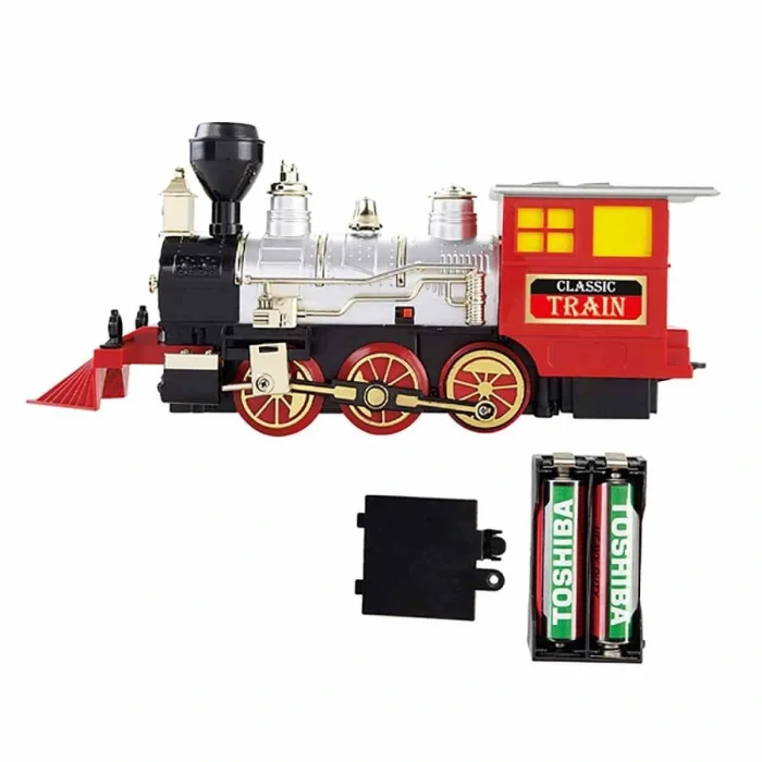 BUĞZ 01551 Sesli ve Işıklı Klasik Tren Seti 16 Parça