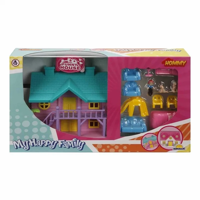  02081 Sunman, 2 Katlı Ev Oyun Seti Villa