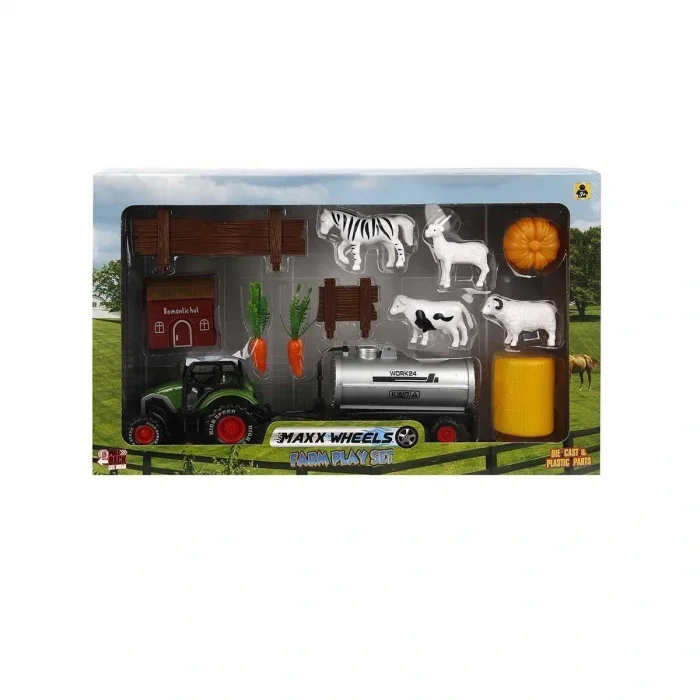 BUĞZ 02557 Maxx Wheels Çiftlik Seti 12 Parça -Sunman