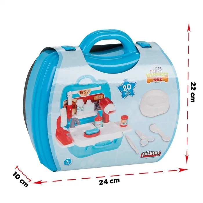  03 564 Çantalı Veteriner Seti -Pilsan Oyuncak