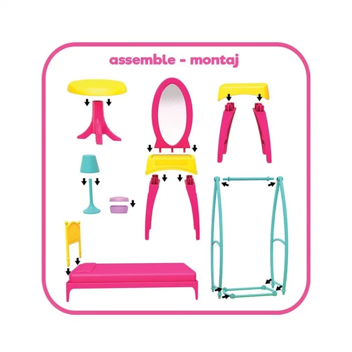  03669 Dede, Lindanın Yatak Odası Oyun Seti