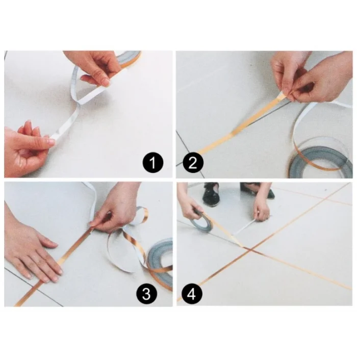 BUĞZ 0.5 cm 50 Metre Gri Fayans Arası Şerit Bant