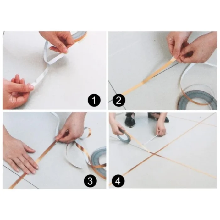 BUĞZ 0.5 Cm 50 Metre Gri Fayans Arası Şerit Bant - BUĞZ