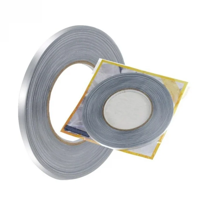 BUĞZ 0.5 Cm Kalınlık Gümüş Fayans Arası Şerit Bandı 50 Metre Banyo Derz Dekor Bandı