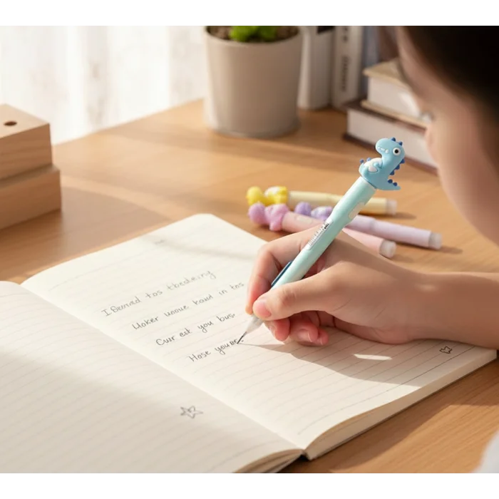 BUĞZ 07 Uçlu Ledli Dinazor Tasarımlı Kalem