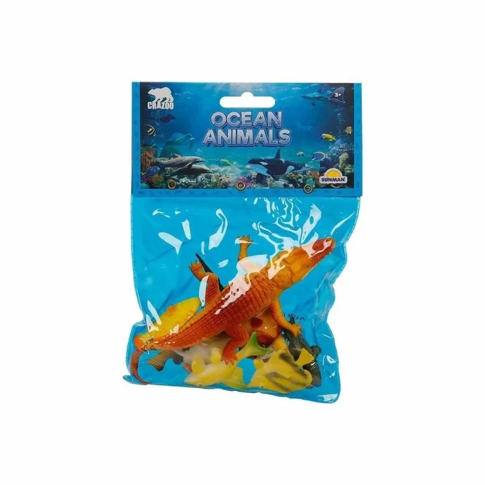  0704 Okyanus Hayvanları Poşetli Hayvan Oyun Seti
