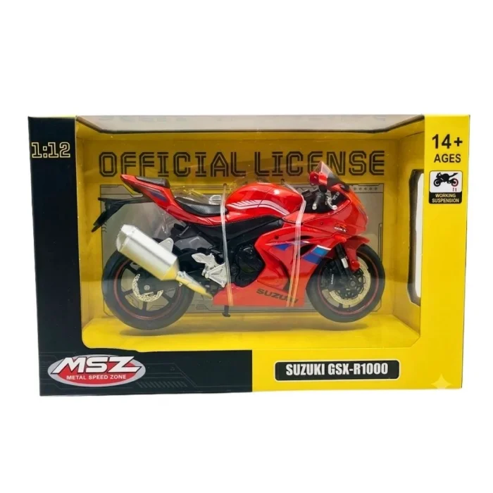 BUĞZ 1/12 SUZUKİ GSX-R1000 Model Motosiklet