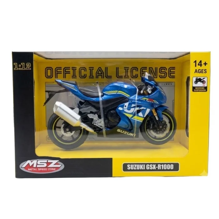 BUĞZ 1/12 SUZUKİ GSX-R1000 Model Motosiklet