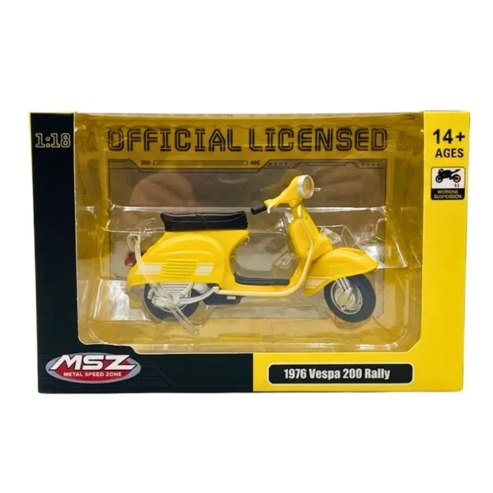 BUĞZ 1/18 Weber 1976 200 Rally Model Motosiklet