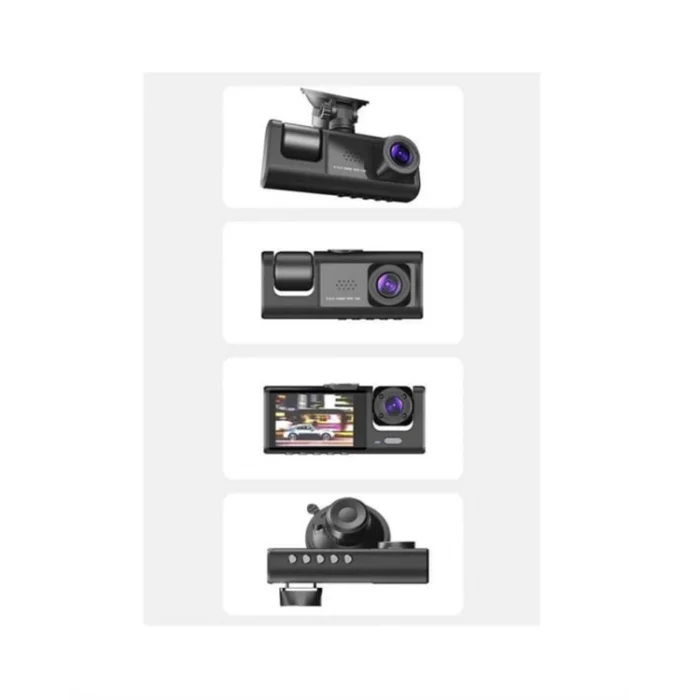 BUĞZ 1. 3 Kameralı Full HD Araç Kamerası – Ön, İç ve Arka Görüş ile %100 Kapsama - Lisinya