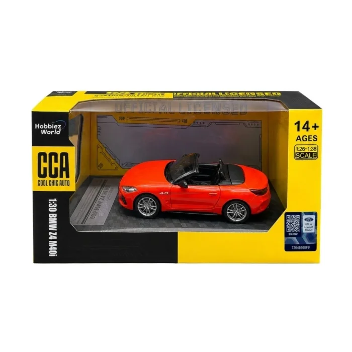 BUĞZ 1/32 Die-Cast BMW Z4 M40i Model Araba - 1 Adet, Koleksiyon Vitrin Sergi İçin BX-313409