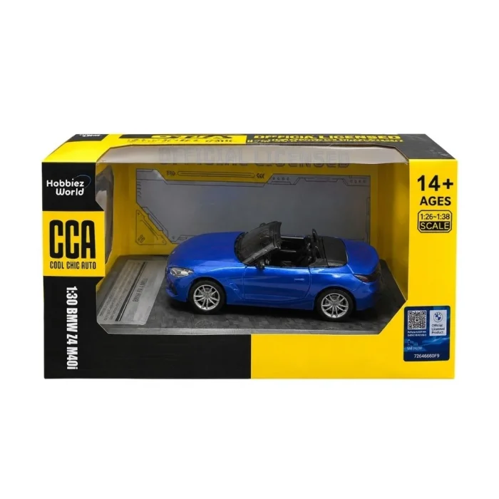 BUĞZ 1/32 Die-Cast BMW Z4 M40i Model Araba - 1 Adet, Koleksiyon Vitrin Sergi İçin BX-313409