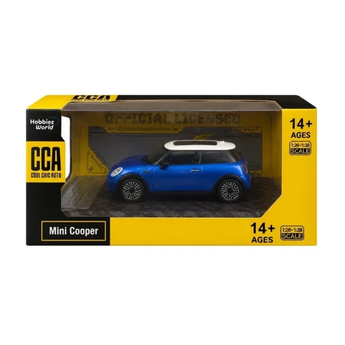 BUĞZ Açık Kırmızı 1/32 Mini Cooper Model Araba Koleksiyonluk Vitrin Oyuncak - Tekli BX-313417