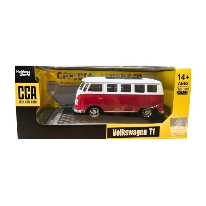 BUĞZ Minik 1/32 Klasik Volkswagen T1 Model Araba - Tek Renk Seçimi, Koleksiyon Vitrin İçin BX-313410
