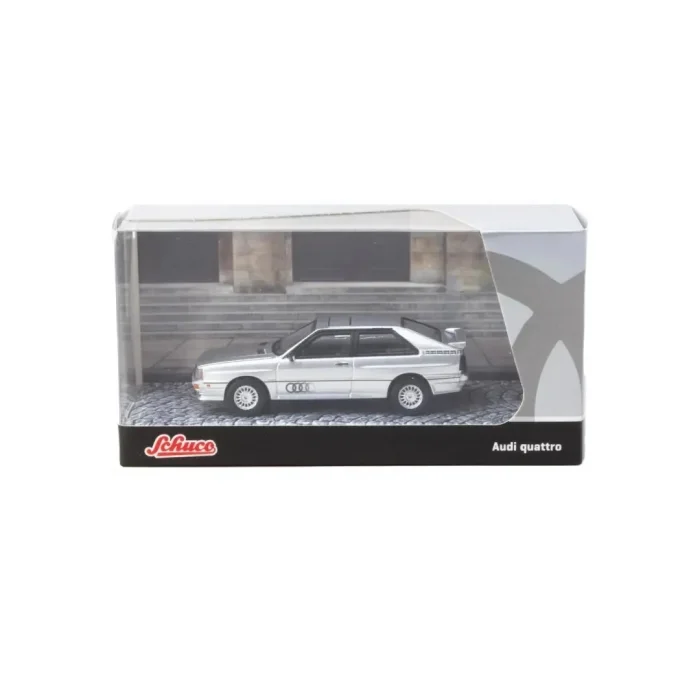BUĞZ Gumus 1/64 Olcek Audi Quattro Diecast Model Araba - Schuco X -- Isbirligi BX-313344