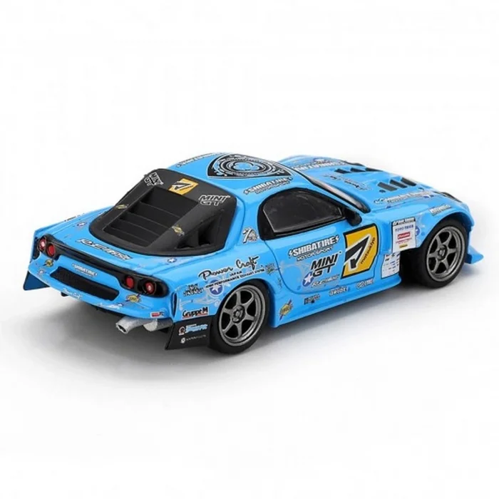 BUĞZ Detaylı 1/64 Ölçek Mazda RX-7 RE-Amemiya D1GP Model Araba - Koleksiyonluk Diecast Oyuncak BX-313378