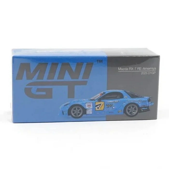 BUĞZ Detaylı 1/64 Ölçek Mazda RX-7 RE-Amemiya D1GP Model Araba - Koleksiyonluk Diecast Oyuncak BX-313378