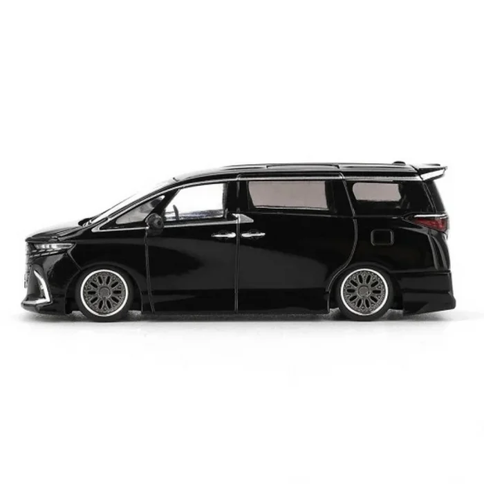 BUĞZ Siyah Kaplamali 1/64 Olcek Toyota Alphard 40 KUHL Model Araba - Koleksiyonluk Tekli Paket BX-313335
