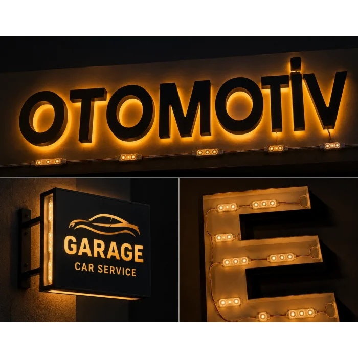 BUĞZ 1 Adet 10 Adet CATA CT 4592 Modül Led 2W Amber Işık 12V