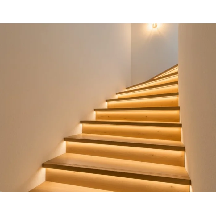 BUĞZ 1 Adet 5 Metre CATA CT 4541 İç Mekan 216 Çipli COB Şerit LED 2700K Amber Işık 12V