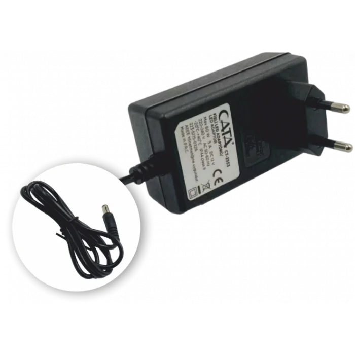 BUĞZ 1 Adet CATA CT 2553 Fişli Adaptör 5A 60W 220V