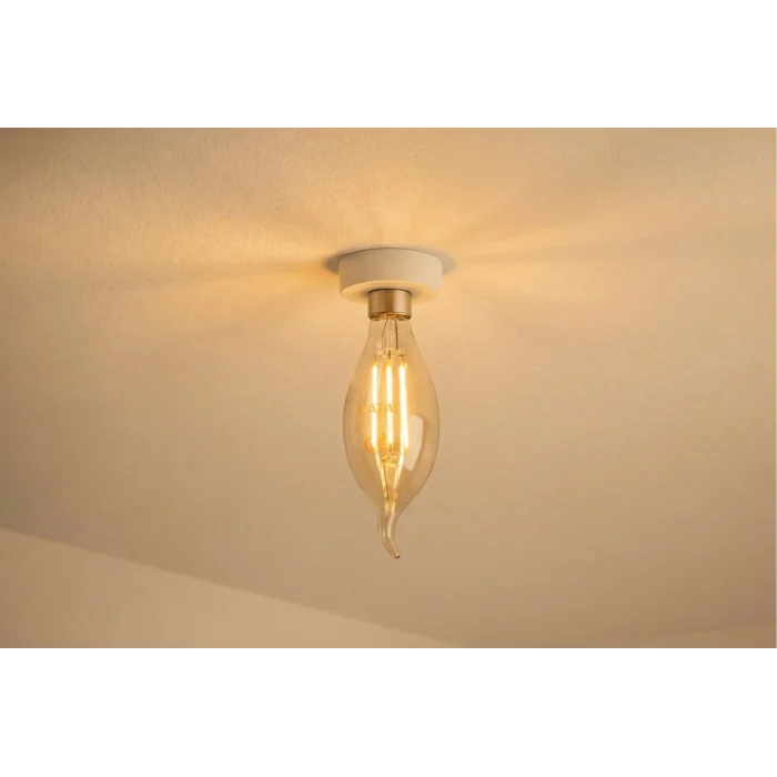 BUĞZ 1 Adet CATA CT 4064 Kıvrık Led Rustik Ampul 7W 3200K Gün Işığı E14 Duy