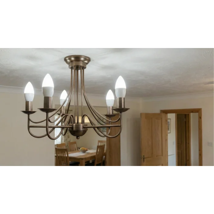 BUĞZ 1 Adet CATA CT 4079 Buji Led Ampul 7W Beyaz Işık 6400K E14 Duy