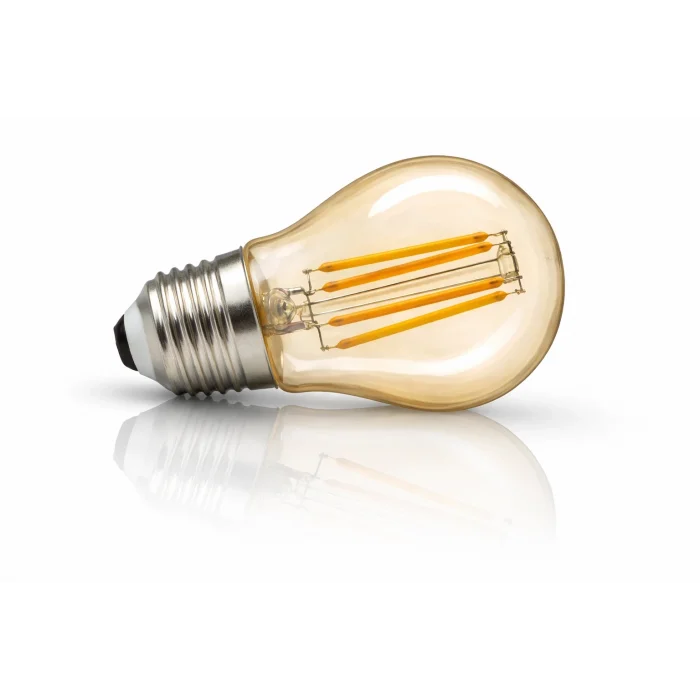 BUĞZ 1 Adet CATA CT 4283 Led Rustik Ampul 4W Amber Işık E27 Duy