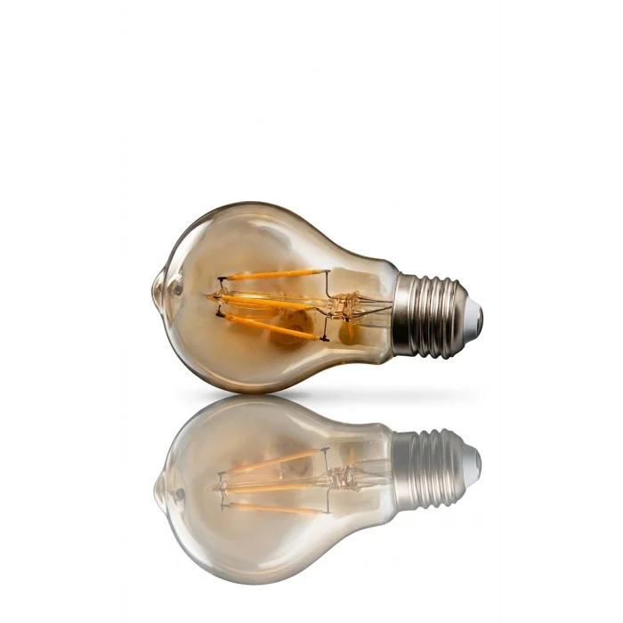 BUĞZ 1 Adet CATA CT 4285 Led Rustik Ampul 4W Amber Işık E27 Duy